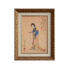  Vintage Decorative Painting  Chinese Style Framed Fabric Wall Art  Classical 