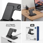 Magnetic Wireless Charger Fast Charging Station Dock For Iwatch Air Pods Iphone