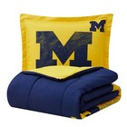 Ncaa Michigan Wolverines Officially Licenced Comforter   Sham Set