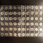 Canada 2 Dollar Coin Collection Coloured   Non-coloured Toonie Full Set 61 Coins