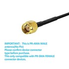 2 4ghz Wifi Antenna  Rp-sma Male Connector  10ft Extension Cable