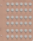Dansco 7104-1 Replacement Page For Lincoln Shield Cents 2010-p To 2027-d Coins
