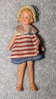 Vtg 3 25  Jointed Painted Bisque Miniature Dollhouse Doll Germany 187 Hertwig 