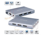 2-port Usb-c Kvm Switch - 4k 60hz - 4 Usb Ports - 60w Pd Charging - Silver