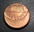 Error Coin Off Center Lincoln Cent   Zinc Post 1982 Nice Addition  1592v