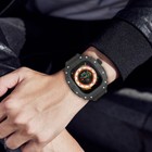 Carbon Fibre Case Fluororubber Band For Apple Watch Ultra3 2 Strap 49mm Mod Kit