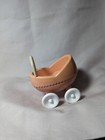 Little Tikes Dollhouse Pink   White Baby Buggy Carriage Stroller Pram