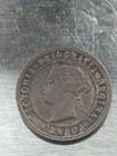 1876 H Canada One 1 Cent Victoria Penny J7