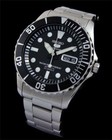 New Black Bezel Insert Large Divers Snzf17 Sea Urchin 7s36-03c0 Sports Watch