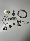 Lot Of 9 Order Of The Eastern Star Oes Pins Bracelet Necklace Charm Vintage