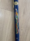 Chinese Jian Sword Steel Blade Wood Handle Blue Gold Scabbard Dragon Phoenix