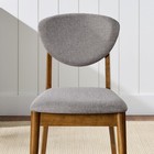 Bcp 2-piece Mid-century Modern Wood  upholstered Dining Chair Set  New In Box