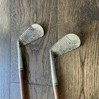Antique Hillerich   Bradsby Grand Slam Hickory Shaft Irons Set  2 