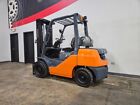 2016 Toyota 8fgu30 6000lb 3 Stage Pneuamtic Lpg Forklift Stk 14627