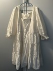 Madewell Poplin Lizzie Babydoll Dress Plus Size 20 Nwt In Lighthouse