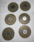 Lot Of  Twelve Vintage Nyc Subway Tokens