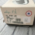 Vintage Deadstock 90s Converse All Star Low Shoes Made In Usa Chuck Taylor