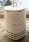 Rae Dunn Hand Painted Kitchen Canister Lot    sweets       treats       snacks   