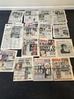 Queen Freddie Mercury Lot Of 15 Newspaper Clippings   Articles Mostly 90s  Lot 1