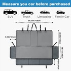 Pet Dog Car Rear Seat Cover Leather Waterproof Sedan Suv Truck Back Seat Protect