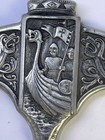 Hardanger Konge Tinn Corkscrew Wine Bottle Opener Pewter Norway Viking Nice 