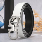 Women s Casual And Fashionable Business Flat Buckle Double-sided Versatile Belt