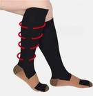 6 Pairs Copper Compression Socks 20-30mmhg Graduated Support Mens Womens S-xxl
