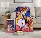 Disney Classic Vhs Boxed Silk Touch Throw 50     70  Beauty   The Beast Ships Now