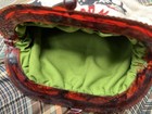 Mid-century Purse Woven - Oriental Zodiac Fire Rooster C 1957 As Is