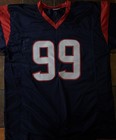 J j  Watt Signed auto Custom Houston Texans  99 Blue Jersey-watt Hologram Coa