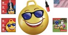 Durable Emoji-themed 29  Hopping Ball - Family Fun For All Ages Yellow Ball