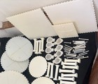 Lot Of Wilton Tier Cake   5 Circles  3 Squares  19 Pillars  30 Separators    