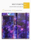 Checkbook Cover For Personal Checkbook Wallet For Women   Men Starry