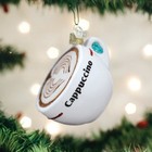 Old World Christmas Blown Glass Ornament For Christmas Tree  Cappuccino
