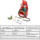 Hvac Portable Oxygen Acetylene Welding Cutting Torch Kit W  Carrying Case   Tank