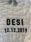 Pottery Barn Kids Desi Dino Dinosaur Crib Toddler Quilt Mono See Photo Sample