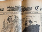 1895 San Francisco Call Newspaper Monroe Doctrine Cartoon Venezuela Mining