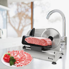 150w Ham Commercial Electric Meat Food Slicer Steel Cheese Cutter Kitchen 7 5 