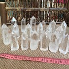 20pcs Natural Clear Quartz Obelisk Crystal Wand Point Healing 40-60mm
