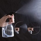 8 Pcs Empty Plastic Spray Bottle With Black Trigger Sprayers-adjustable Head 8oz
