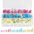 250x Heat Shrink Wire Connectors Electrical Ring Fork Spade Crimp Terminals Kit