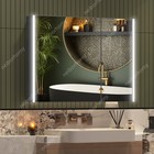 Mirrored Medicine Cabinet Wall Mount Bathroom Cabinet Storage Organizer   Mirror