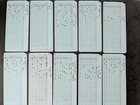 Lot Of 50 Vintage Ibm Mainframe Computer Punch Cards Used Uc Berkeley