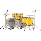 Tama Imperialstar 7-piece Double Bass Drum Set W black Nickel Hw Electric Yellow