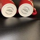 Brand New  Starbucks Rare Holiday 2012 Red Fox Mugs With Sculpted Tail Handle 