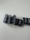 5x Wilson  w  Logo Tennis Racquet Vibration Dampeners - Black - Lot Of 5