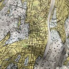 Vintage Ty Breakers Rhode Island Map Print Tyvek Jacket Kurt Cobain Usa Size Leg