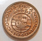 1949 Angola 10 Centavos Coin