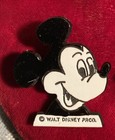 Vintage Rare Mickey Mouse Plastic Pin Brooch 1940s Walt Disney Wdp