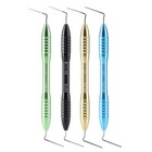 Dental Endo Condensador Gutta Percha Puntas Niti Inoxidable Mano Plugger Set  